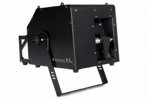 Професионална тиха машина за сняг H-S2 550W с DMX и безжично управление – snow machine за концерти, шоу програми, филмови продукции и детски партита, с регулируем снежен ефект, 5L резервоар, нисък шум 58dB и увеличена снежна продукция с 30%.