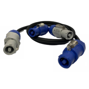 PowerCON cable - 1.5 meters H05RR-F, 3 Pin CNLINKO in / out