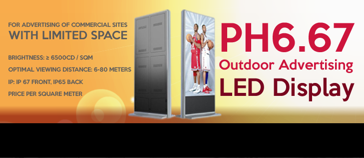 Outdoor Advertising Video LED screen PH 6.67