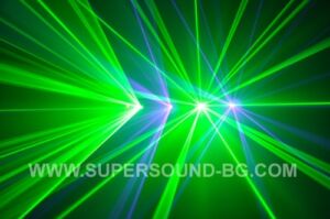 Двуцветен Лазер Super Sound--LV25GB