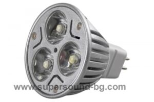 LED lamp MR16 3 X 1W cool white
