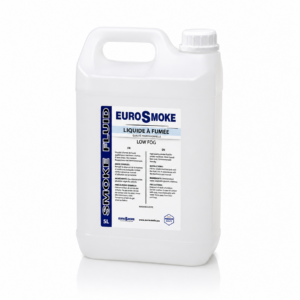 Течност за тежък пушек EUROSMOKE SFAT Low Fog 5L за професионални машини за нисък пушек с плътен ефект близо до пода