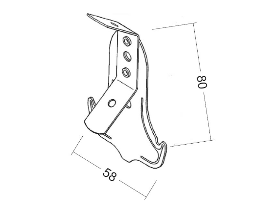 Anchor quick hanger for CD profile Knauf