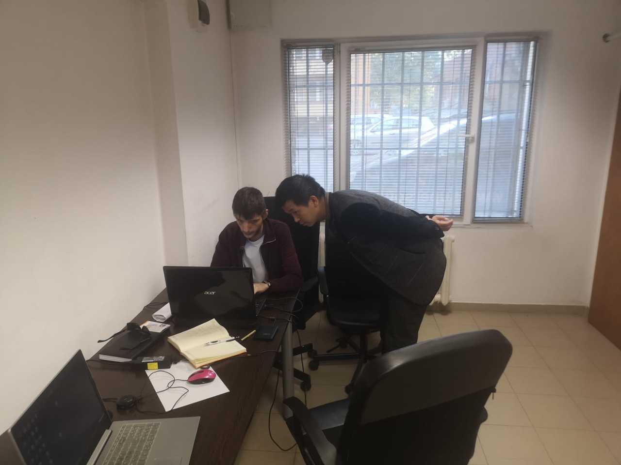 Meeting with Chinese partners