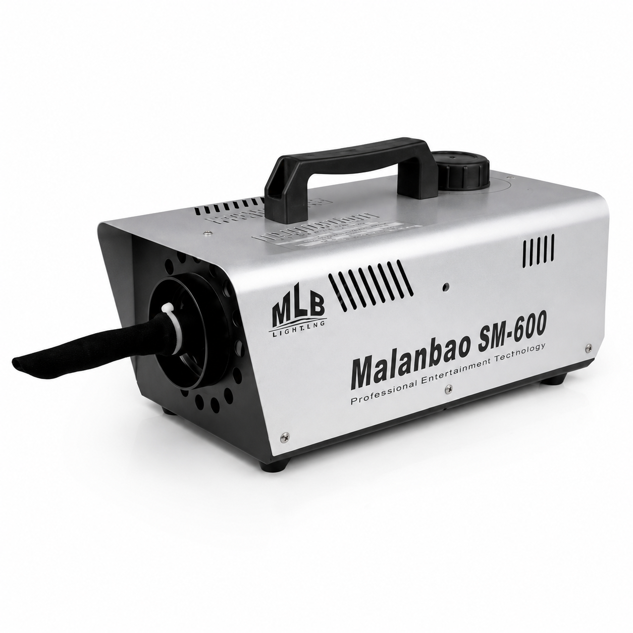Икономична машина за сняг Malanbao SM-600 600W – компактна snow machine за сценични ефекти, DJ партита, клубове, коледна декорация, театрални постановки и празнични събития с реалистичен снежен ефект.