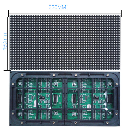 P4.75 semi-open monochromatic display module