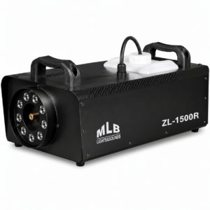 мощна пушек машина 1500W с LED ефекти и безжично дистанционно за DJ, сцена и събития